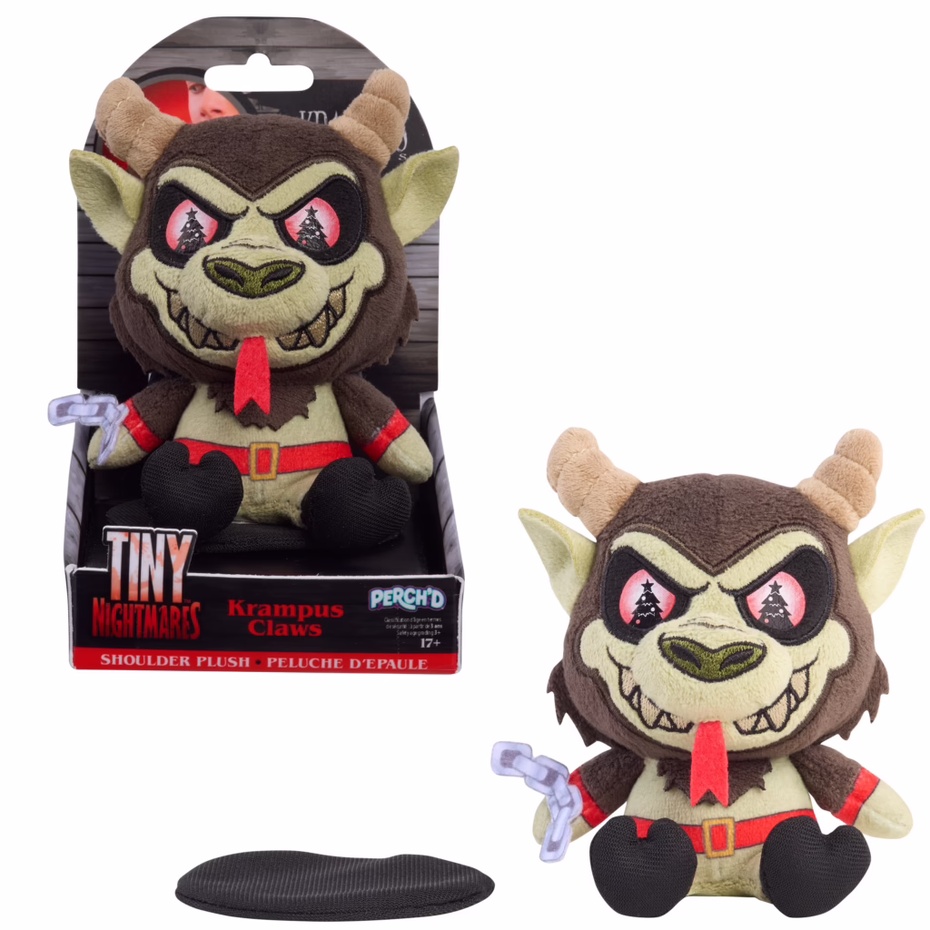 Perch’d Tiny Nightmares Krampus Shoulder Plush