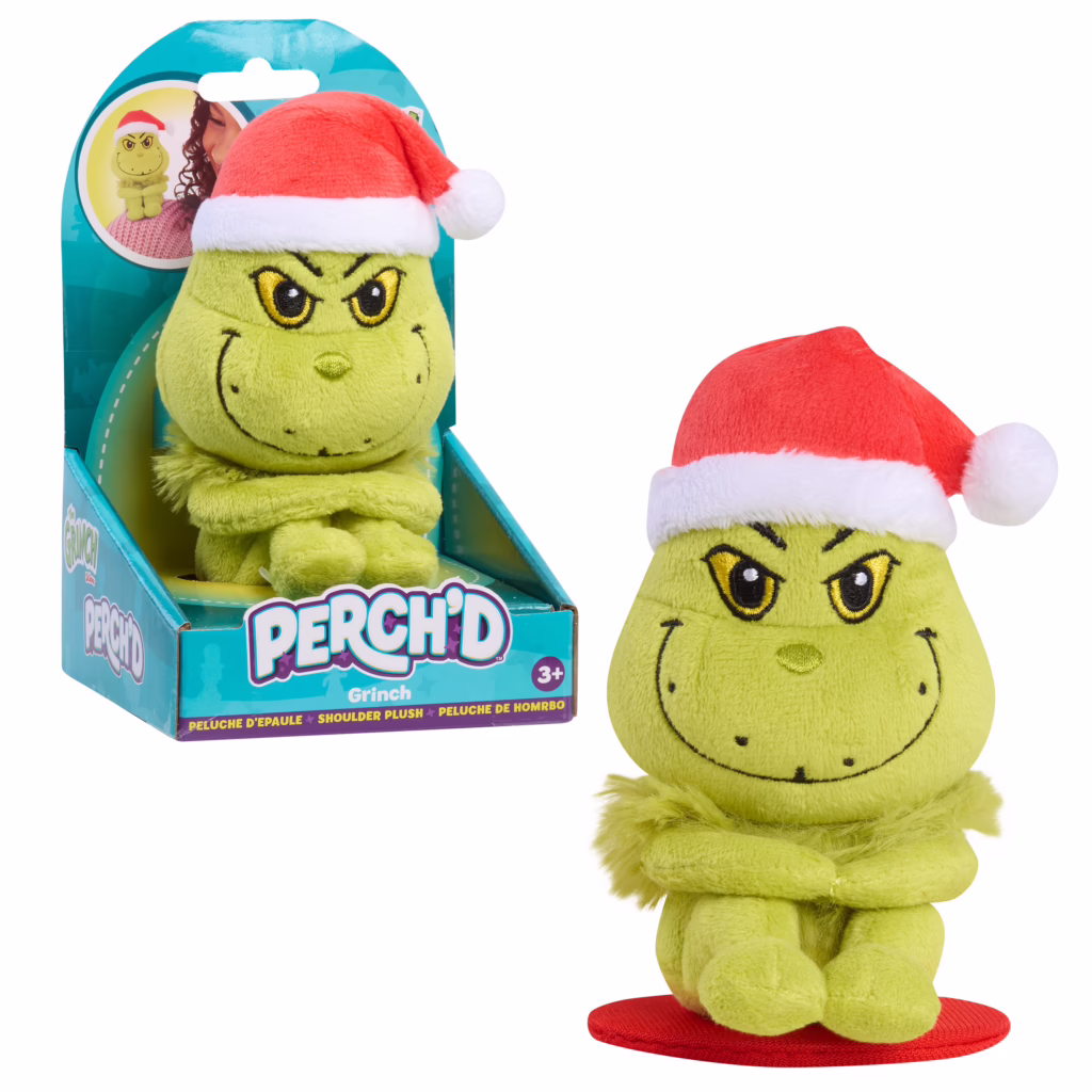 Dr. Seuss Perch’d The Grinch Shoulder Plush