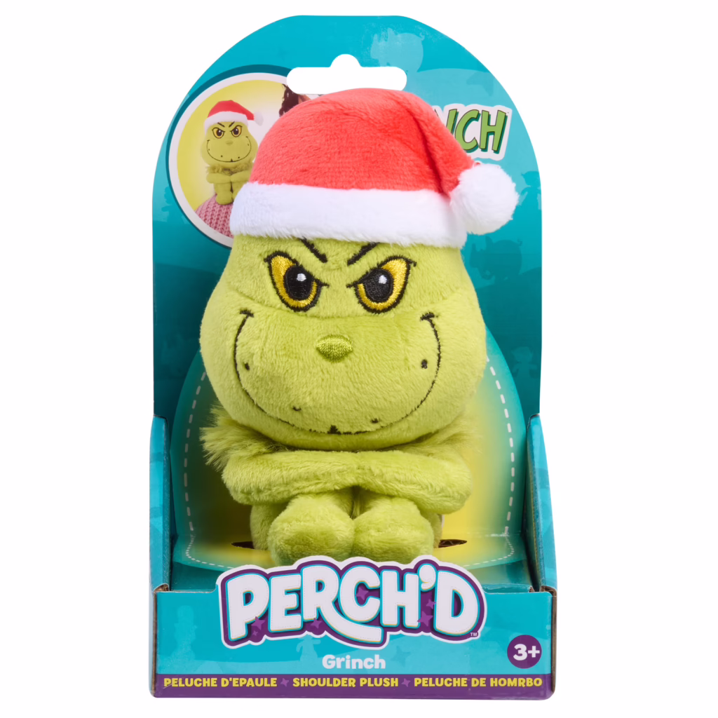 Dr. Seuss Perch’d The Grinch Shoulder Plush