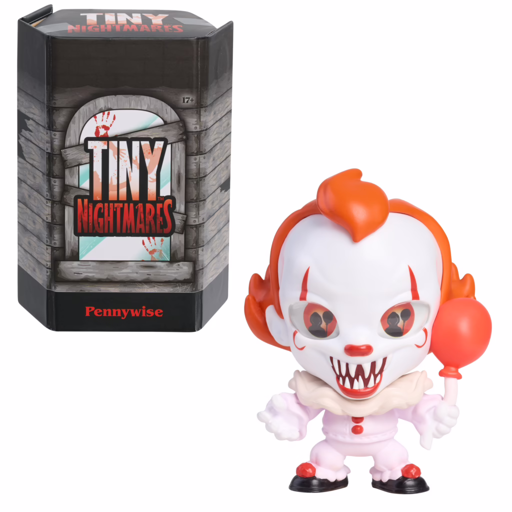 Tiny Nightmares Black Light Edition Collectible Pennywise Figure