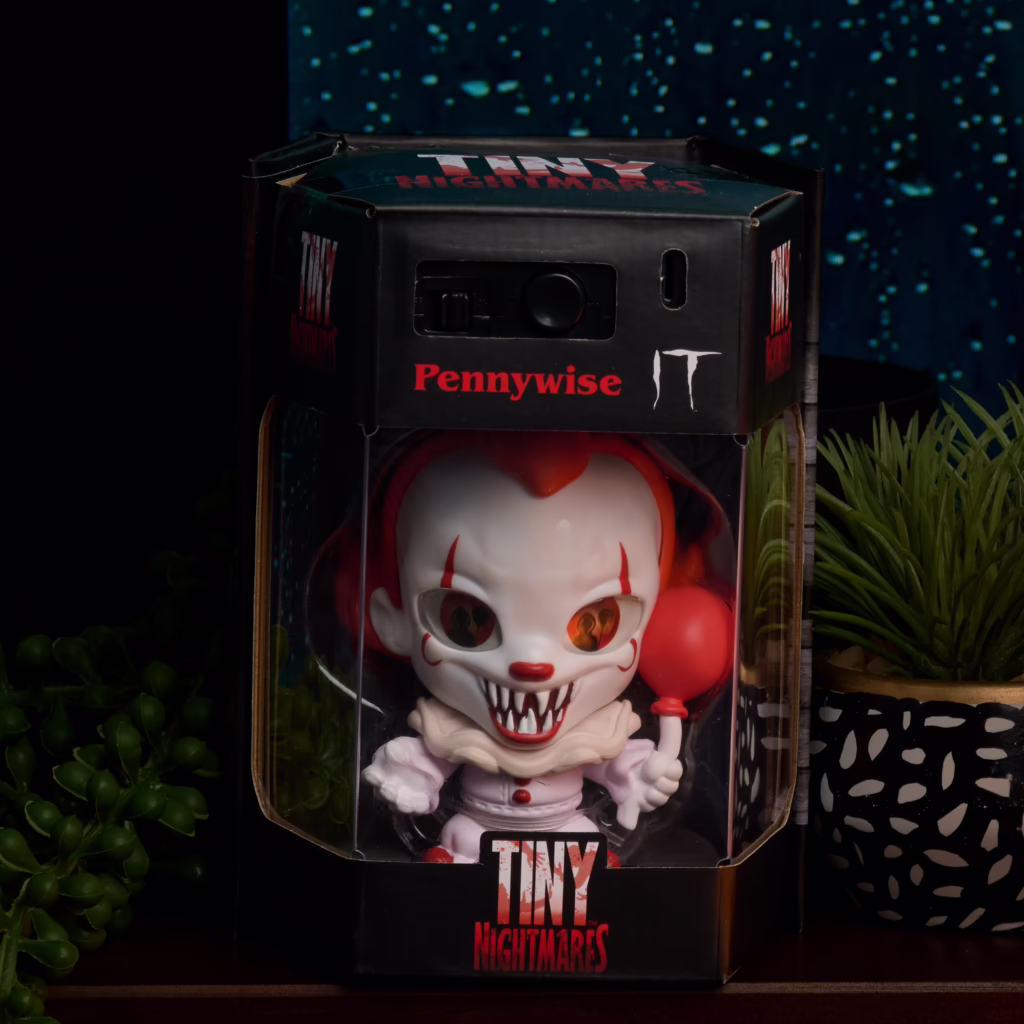 Tiny Nightmares Black Light Edition Collectible Pennywise Figure