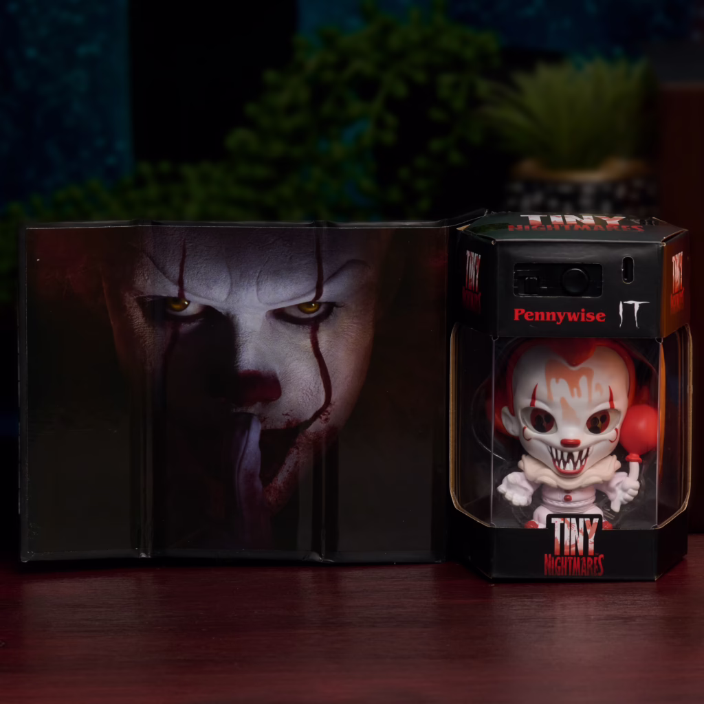 Tiny Nightmares Black Light Edition Collectible Pennywise Figure
