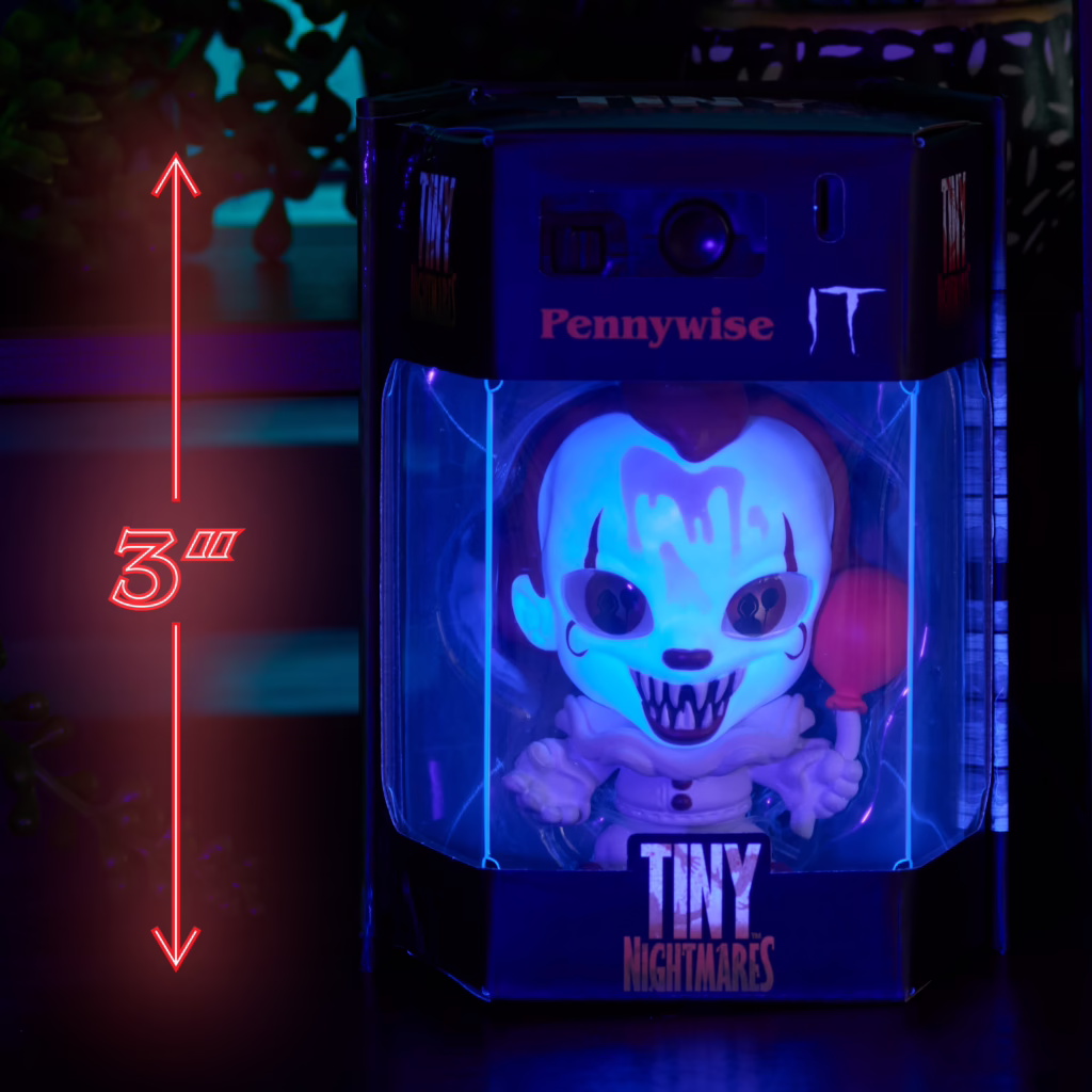 Tiny Nightmares Black Light Edition Collectible Pennywise Figure