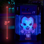 Tiny Nightmares Black Light Edition Collectible Pennywise Figure