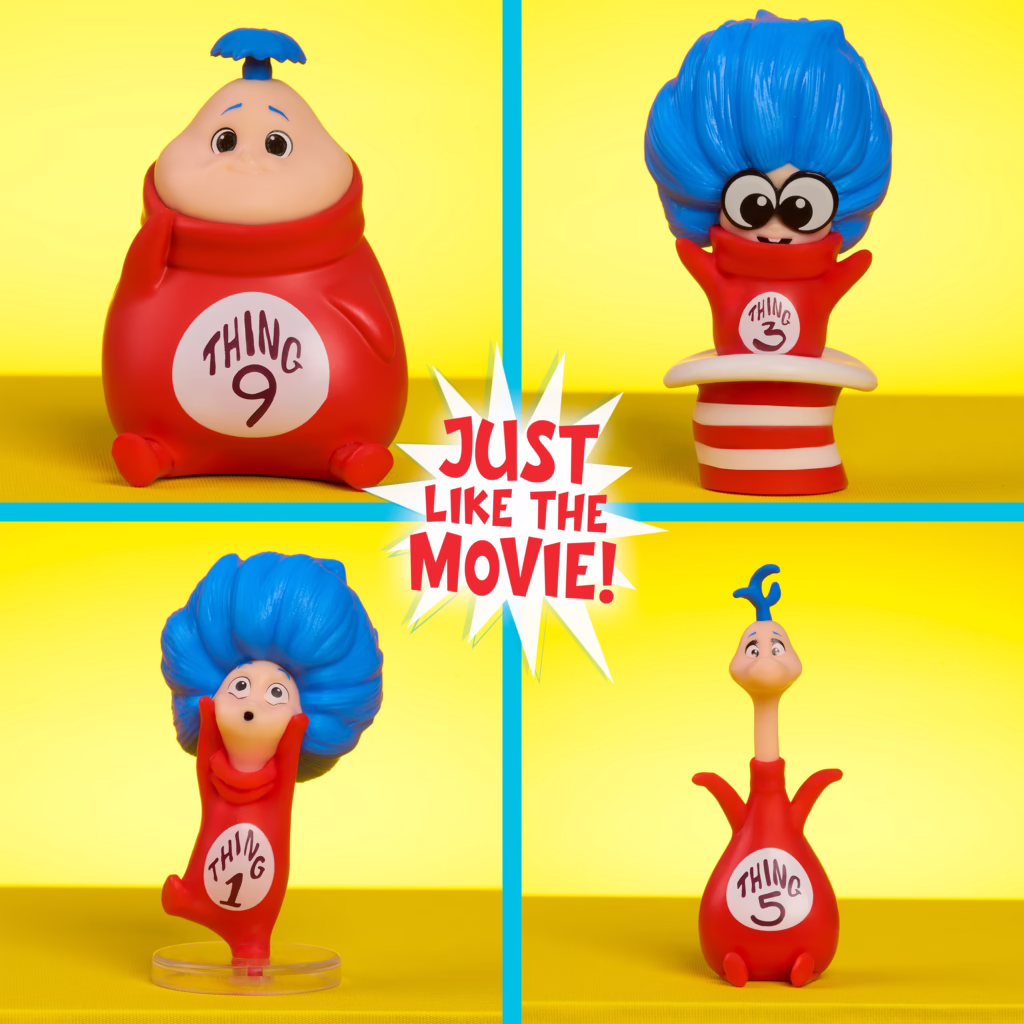 Dr. Seuss Cat in the Hat Mini Collectible Figures