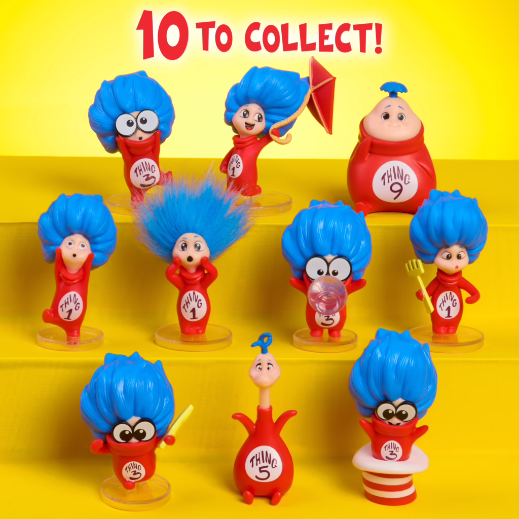 Dr. Seuss Cat in the Hat Mini Collectible Figures