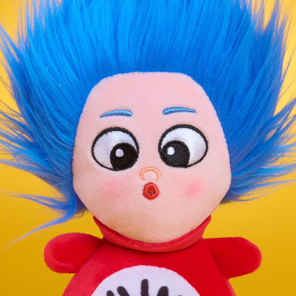 Dr. Seuss Cat in the Hat Squooshy Plush Thing 1