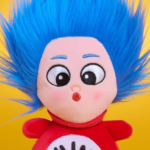 Dr. Seuss Cat in the Hat Squooshy Plush Thing 1