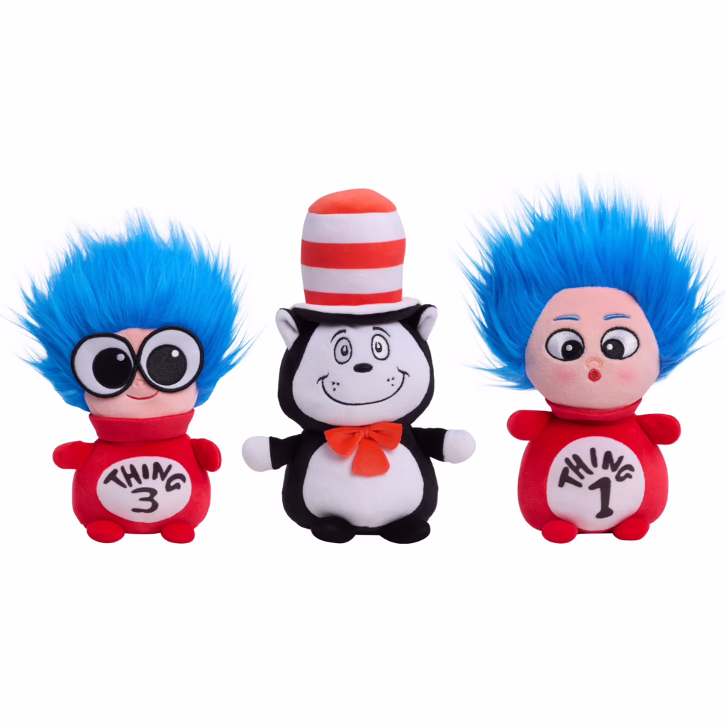 Dr. Seuss Cat in the Hat Squooshy Plush Thing 1