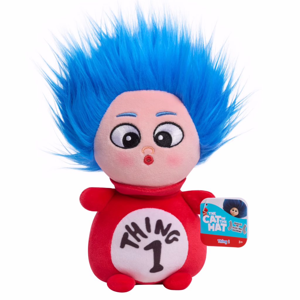 Dr. Seuss Cat in the Hat Squooshy Plush Thing 1