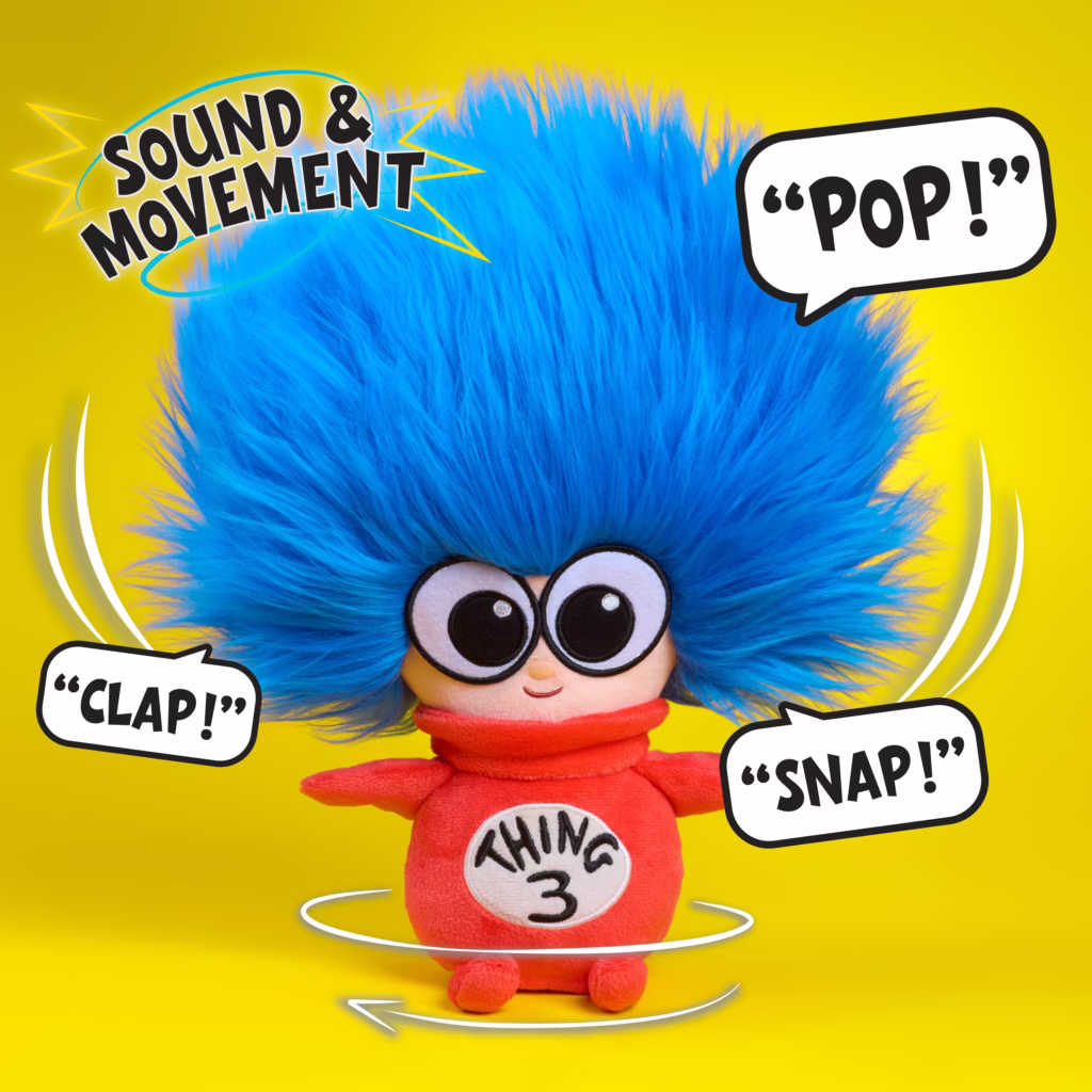 Dr. Seuss Cat in the Hat Bop Pop Thing Feature Plush