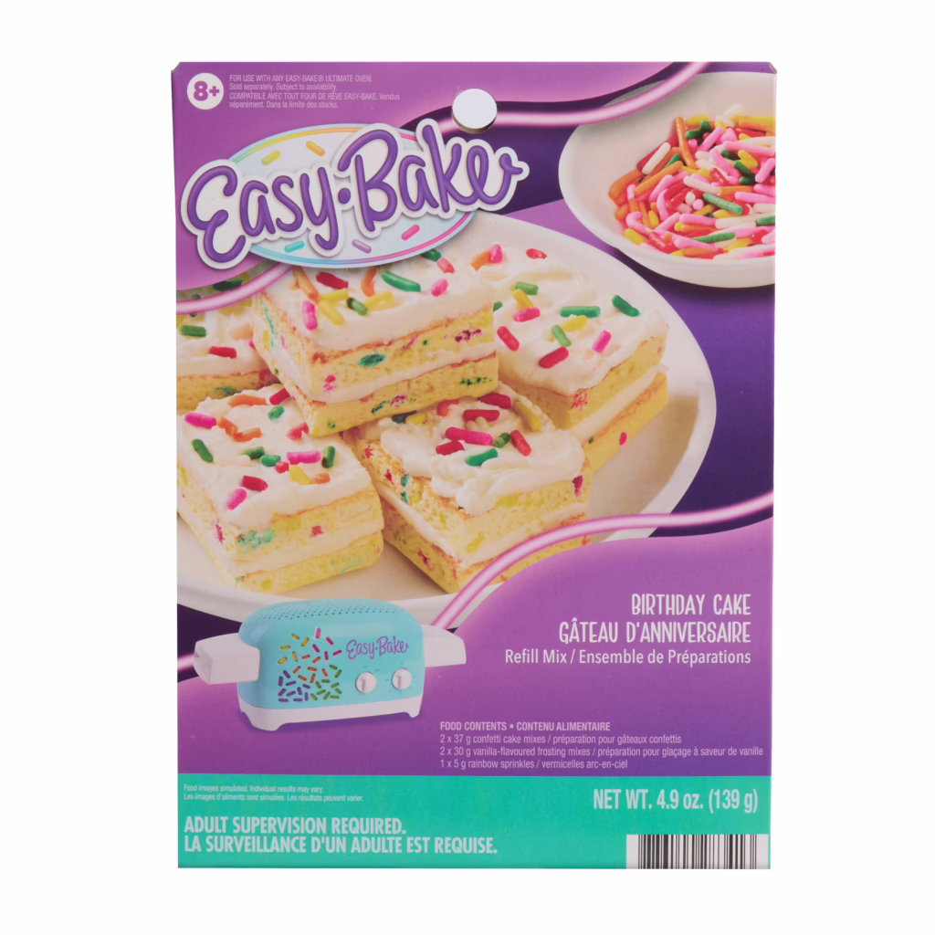 Easy-Bake Ultimate Oven Toy Refill Mix, Birthday Cake