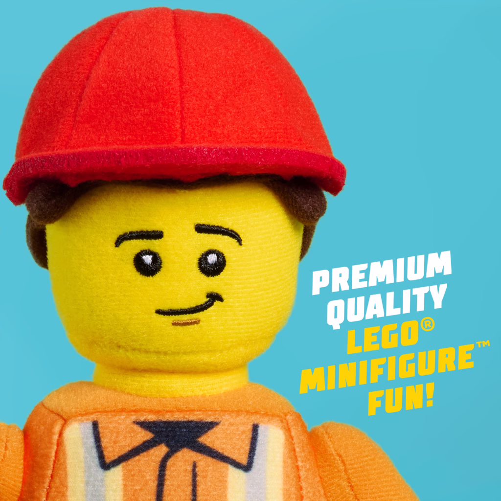 LEGO® Minifigure Small Plush Construction Worker