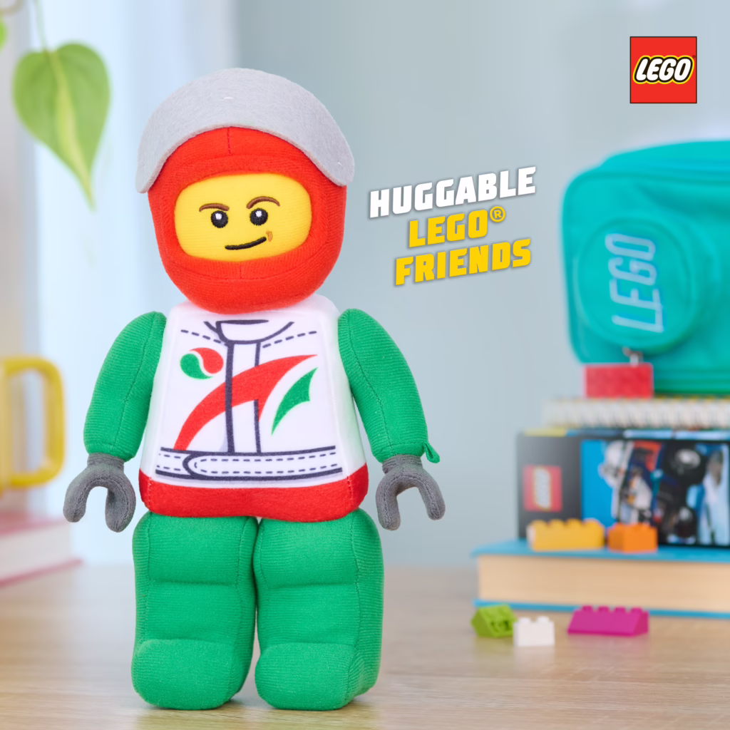 LEGO® Minifigure Small Plush Race Car Driver