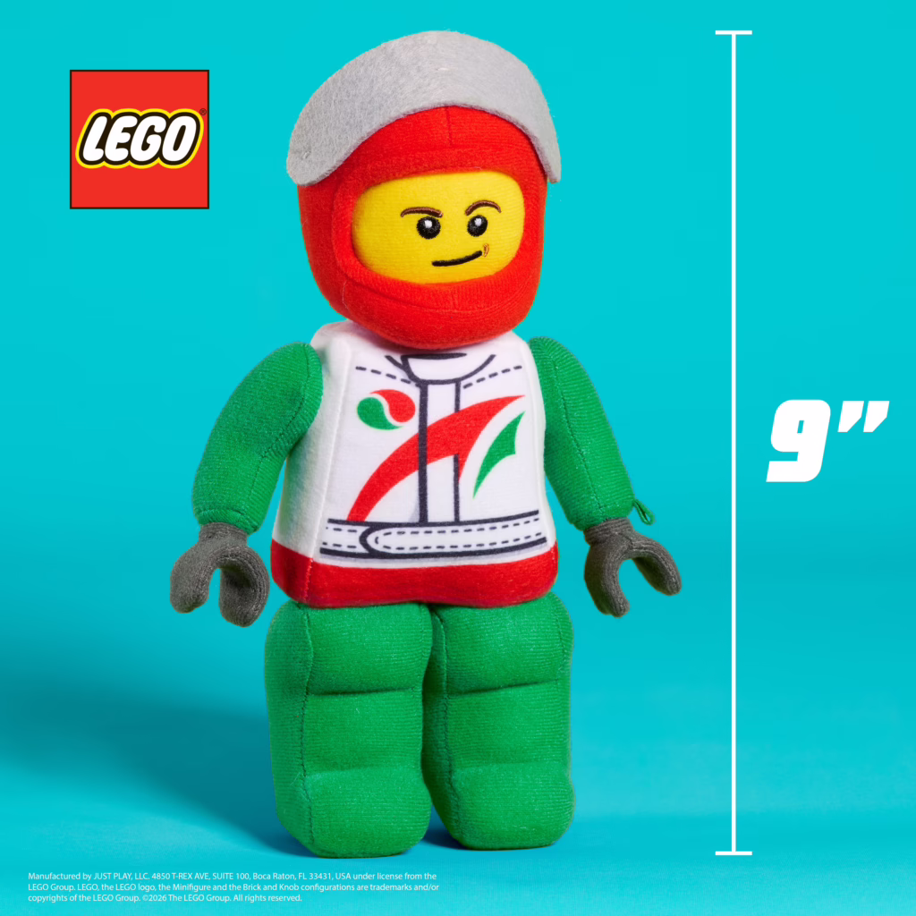 LEGO® Minifigure Small Plush Race Car Driver