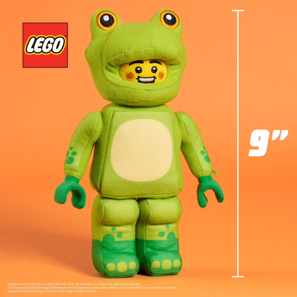 LEGO® Minifigure Small Plush Frog Fan Suit