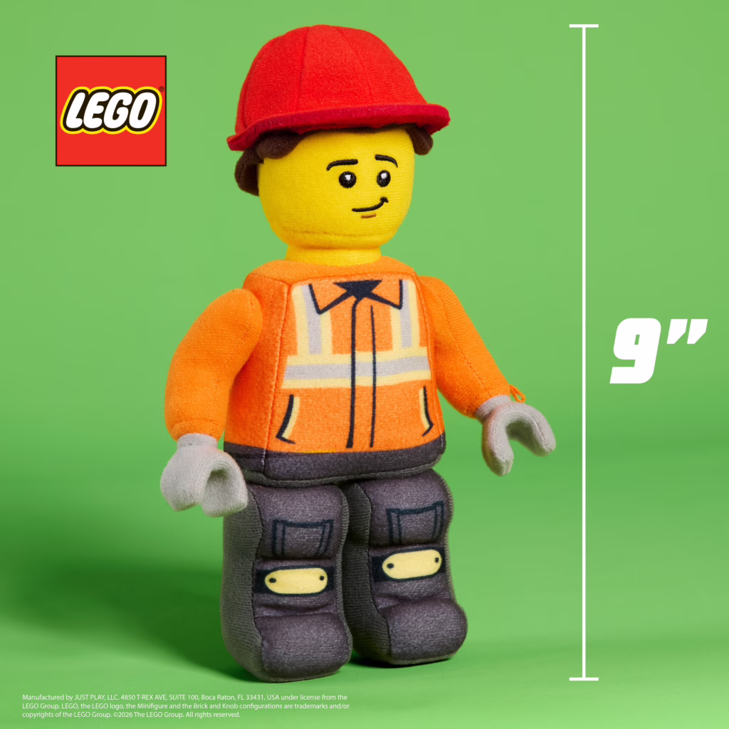 LEGO® Minifigure Small Plush Construction Worker