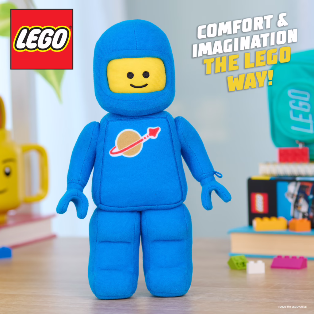 LEGO® Minifigure Blue Astronaut Plush