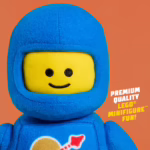 LEGO® Minifigure Blue Astronaut Plush