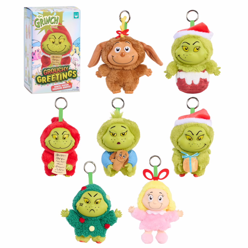 HAPPY HAUL Dr. Seuss The Grinch Grouchy Greetings Vinyl Plush