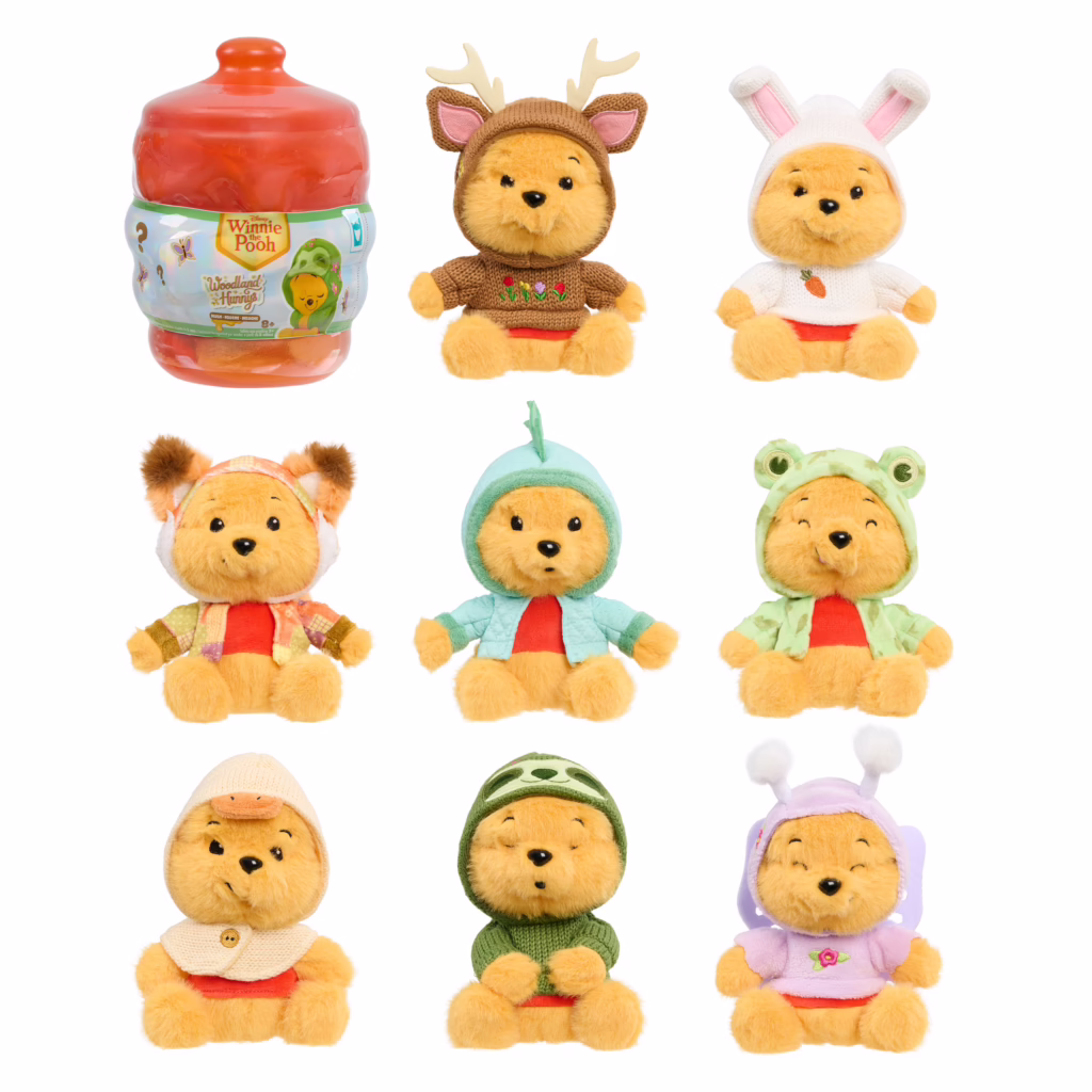 HAPPY HAUL Disney Winnie the Pooh Woodland Hunnys Capsule Plush
