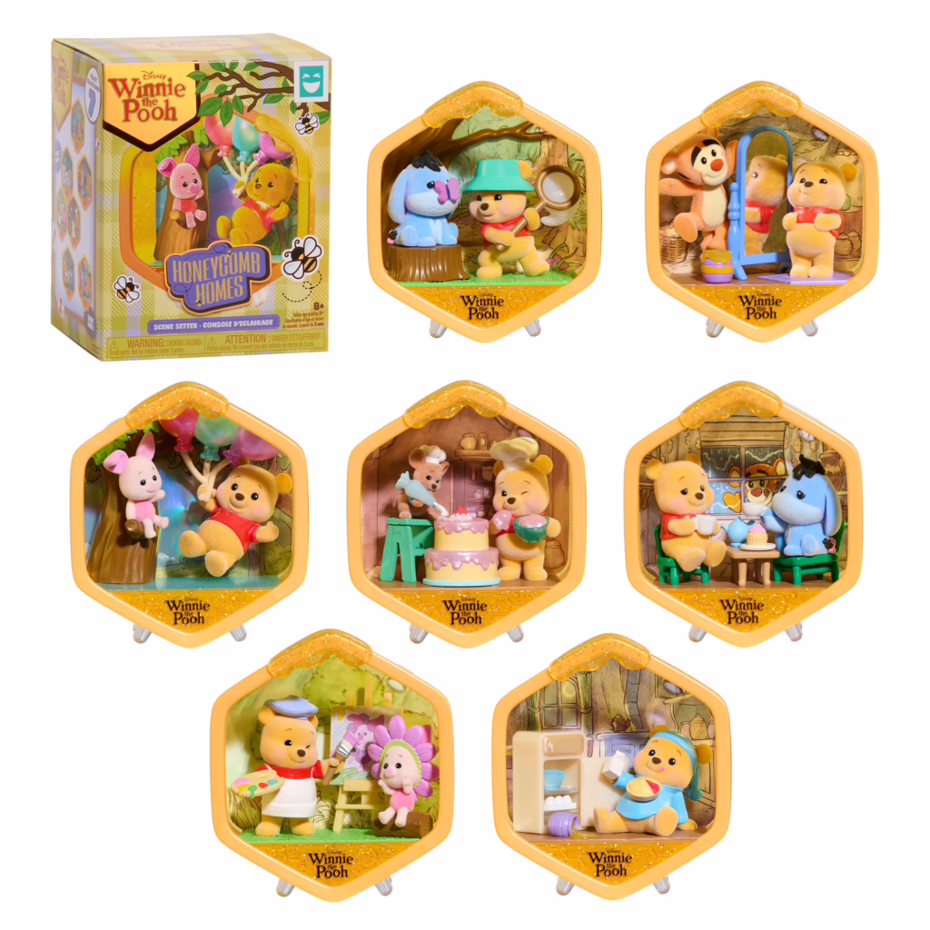 HAPPY HAUL Disney Winnie the Pooh Honeycomb Homes Scene Setters